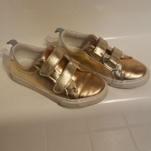 Gold Girl's Tennis Shoes 11